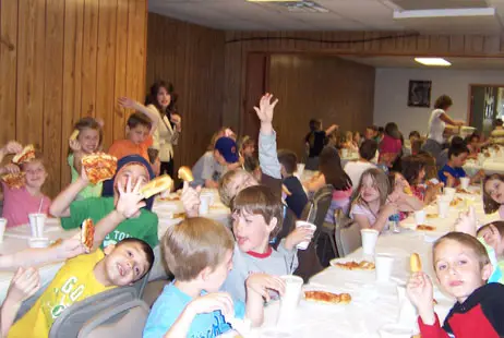 A birthday party in the Basil Boys banquet room